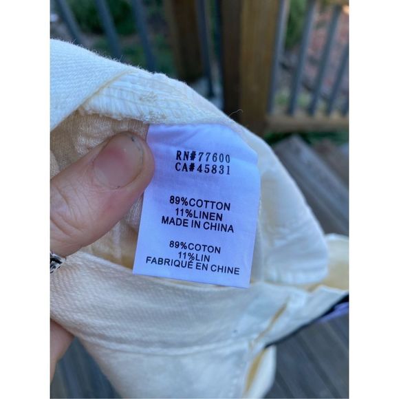 SR. vs. Sandrine Rose NWT "The Virgin Label" Snow White Pants, Size 28, MP $198 - Picture 11 of 12